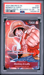 Monkey D. Luffy BCG Fest P-001 | PSA 10