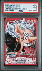 JP Monkey D. Luffy ST21-001 One Piece Base Shop | PSA 9