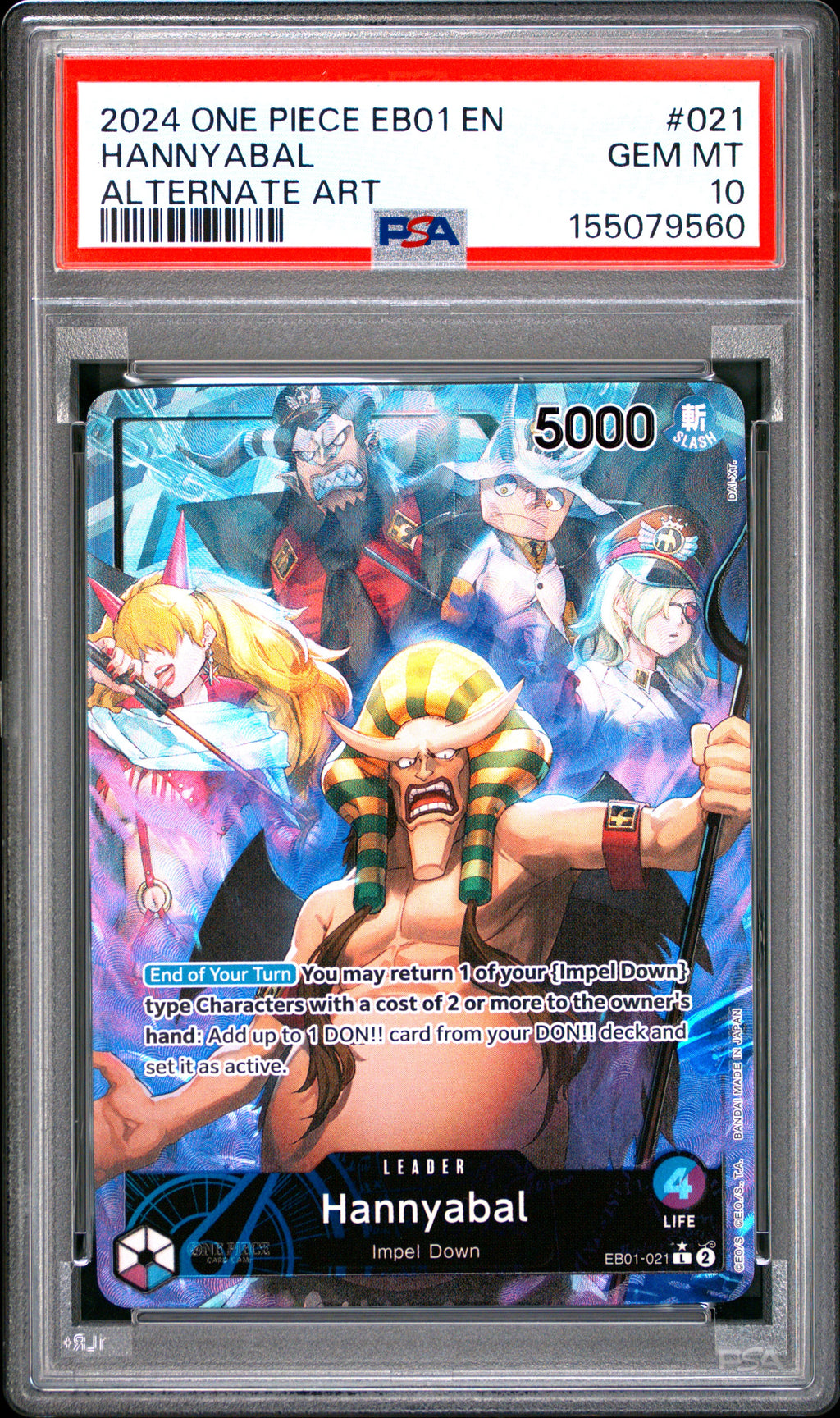 Hannyabal Alternate Art EB01-021 | PSA 10