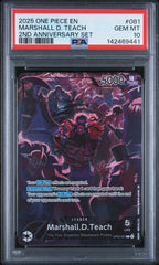 Marshall D. Teach OP09-081 2nd Anniversary Set | PSA 10