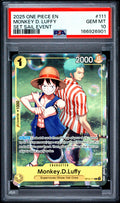 Seq Monkey D. Luffy Set Sail Event OP10-111 | PSA 10