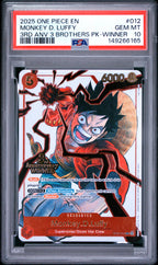 Monkey.D.Luffy ST01-012 3rd Anniversary Winner | PSA 10