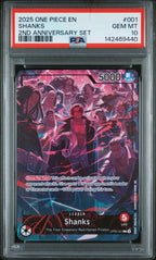 Shanks OP09-001 2nd Anniversary Set | PSA 10